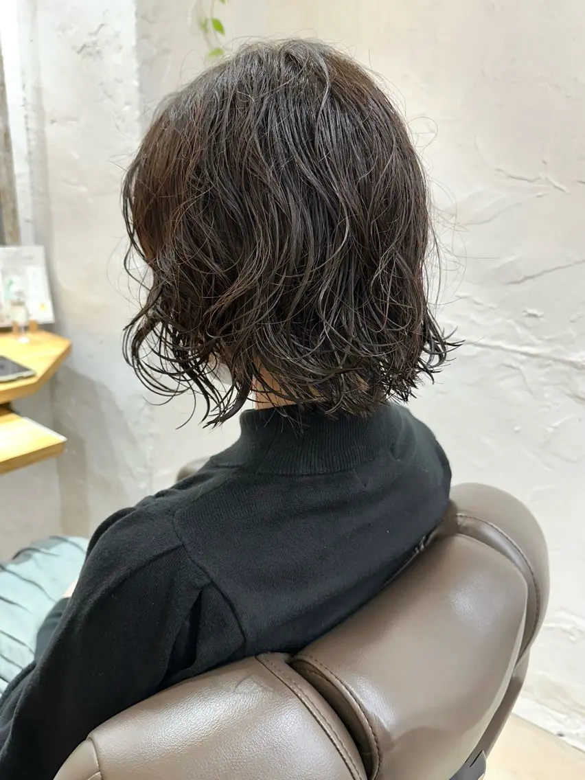 ショート パーマ 髪質改善 縮毛矯正/ レイヤー/銀座/本木のヘアスタイル