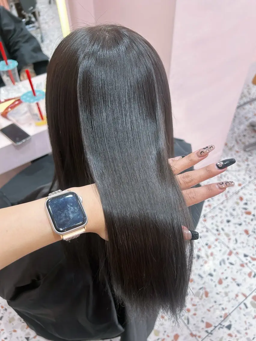 ミディアム カット ヘアカラー トリートメント 表参道/ワンホンヘア SAAYA🖤のヘアスタイル
