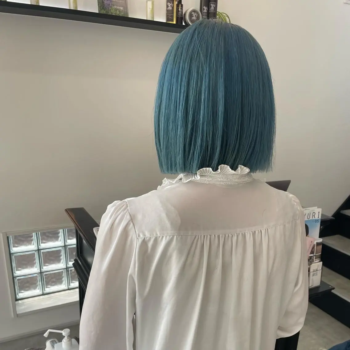 ショート ヘアカラー トリートメント 河内 元伸のヘアスタイル