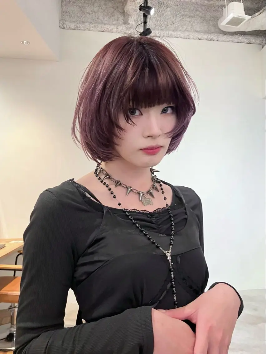 ショート ボブレイヤー ボブ レイヤーカット カット ボブ/レイヤー 大阪梅田/きょうかのヘアスタイル