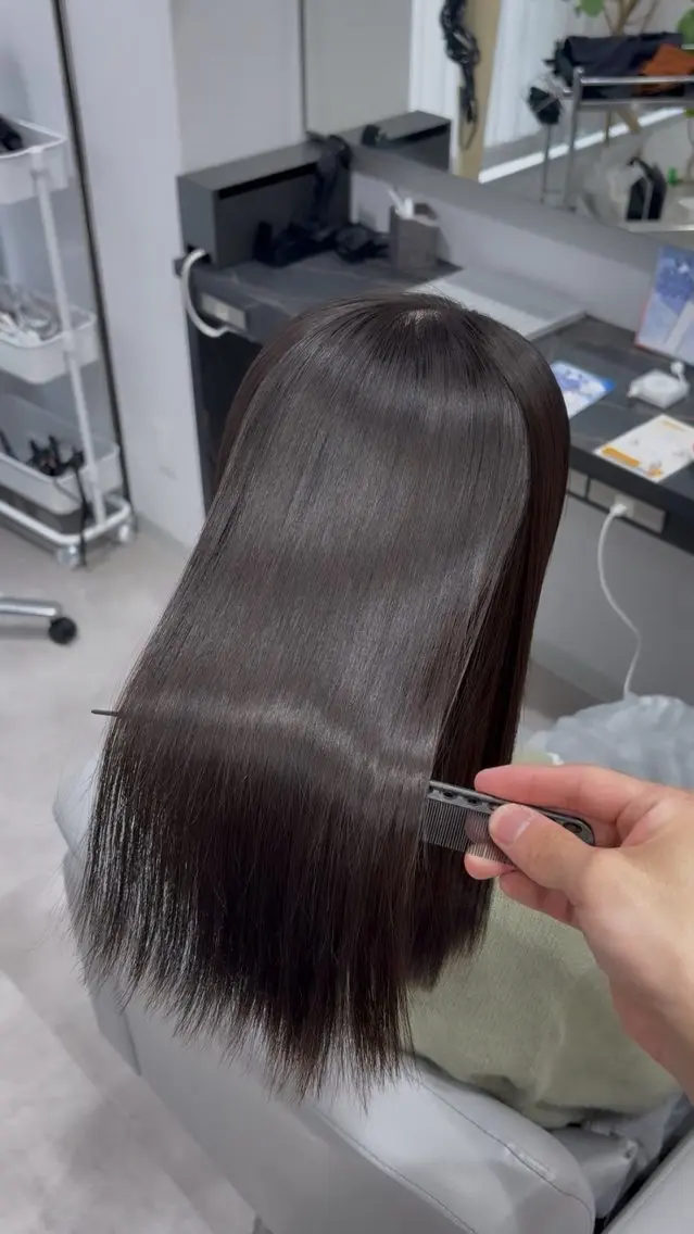 ロング ヘアアレンジ 縮毛矯正 Hair&Make Allureのヘアスタイル
