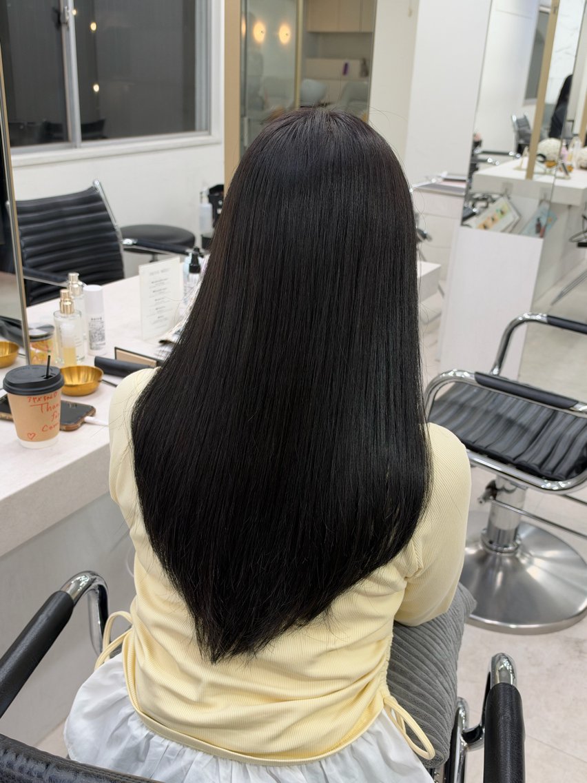 セミロング カラー ヘアカラー トリートメント 🌹髪質改善カラー/ 似合わせ✨タクトのヘアスタイル