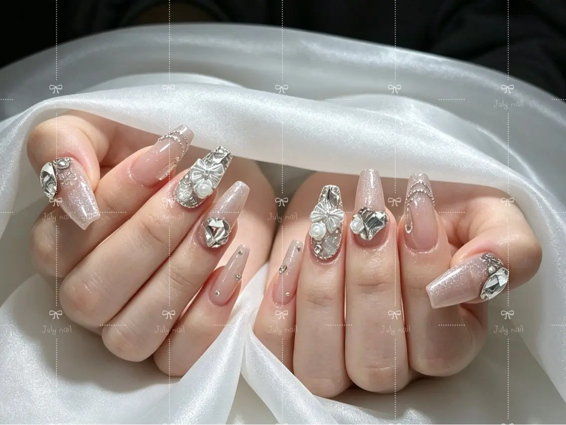 ロング ハンドネイル July.nail ジュライ　ネイルのネイルデザイン