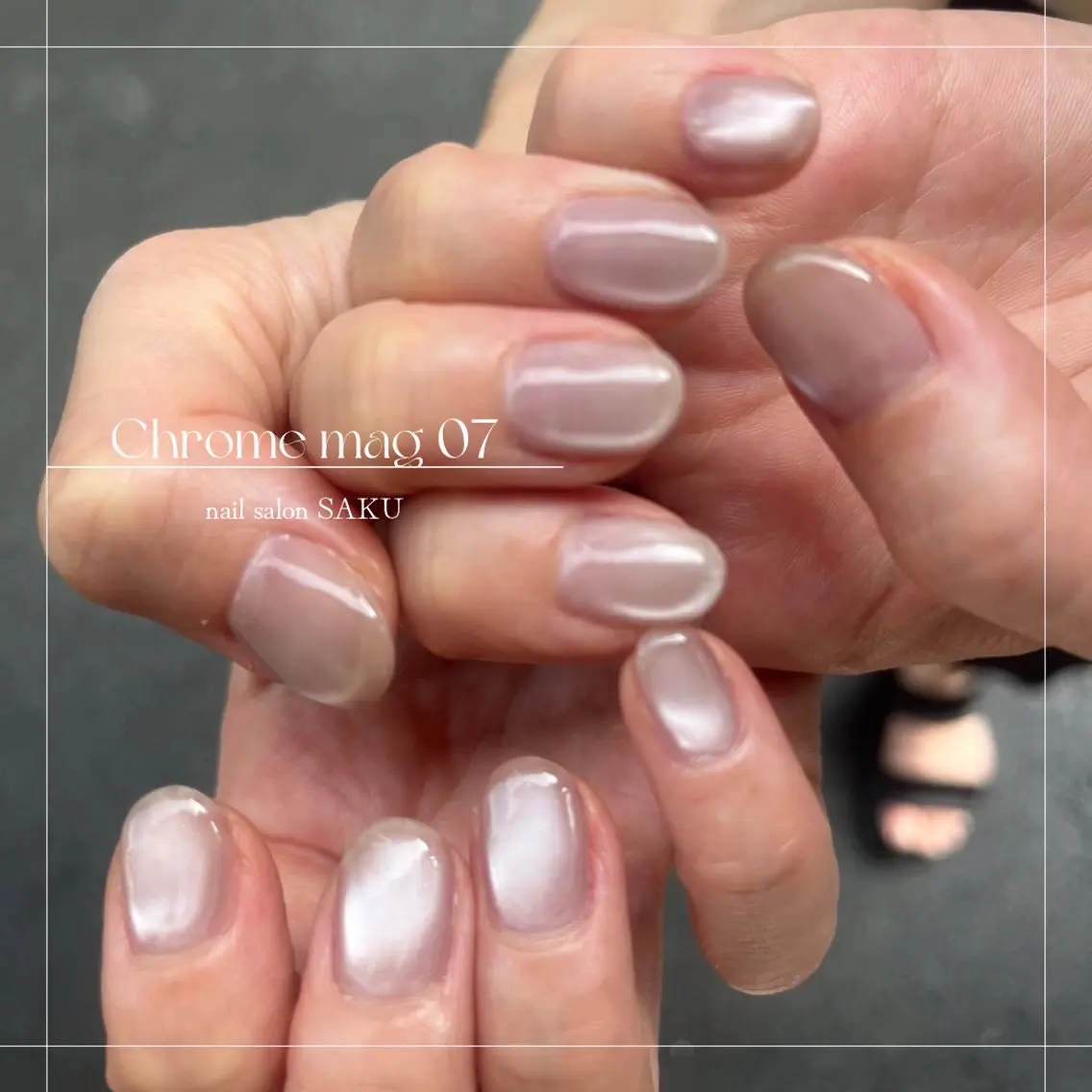 ネイル ニュアンスネイル シンプルネイル ハンドネイル SAKU nail 作島茜のネイルデザイン