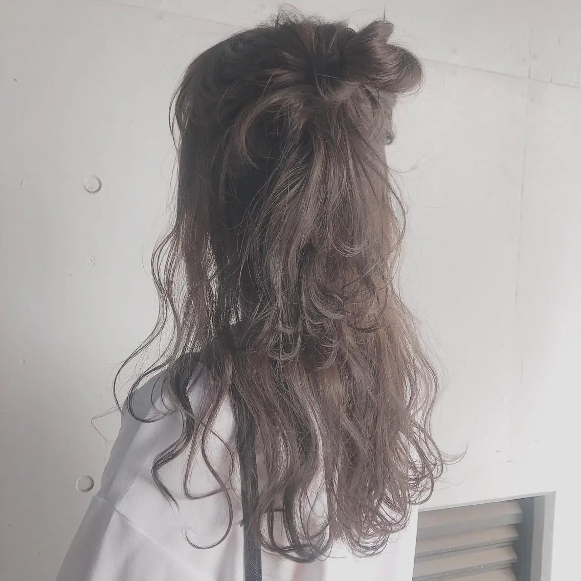 セミロング カラー パーマ ヘアアレンジ キッズ ヘアカラー stylist 🌸 kana.のヘアスタイル