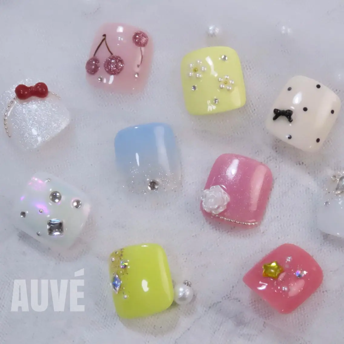 ネイル フットネイル フットネイル Nail Salon 💎AUVÉのネイルデザイン