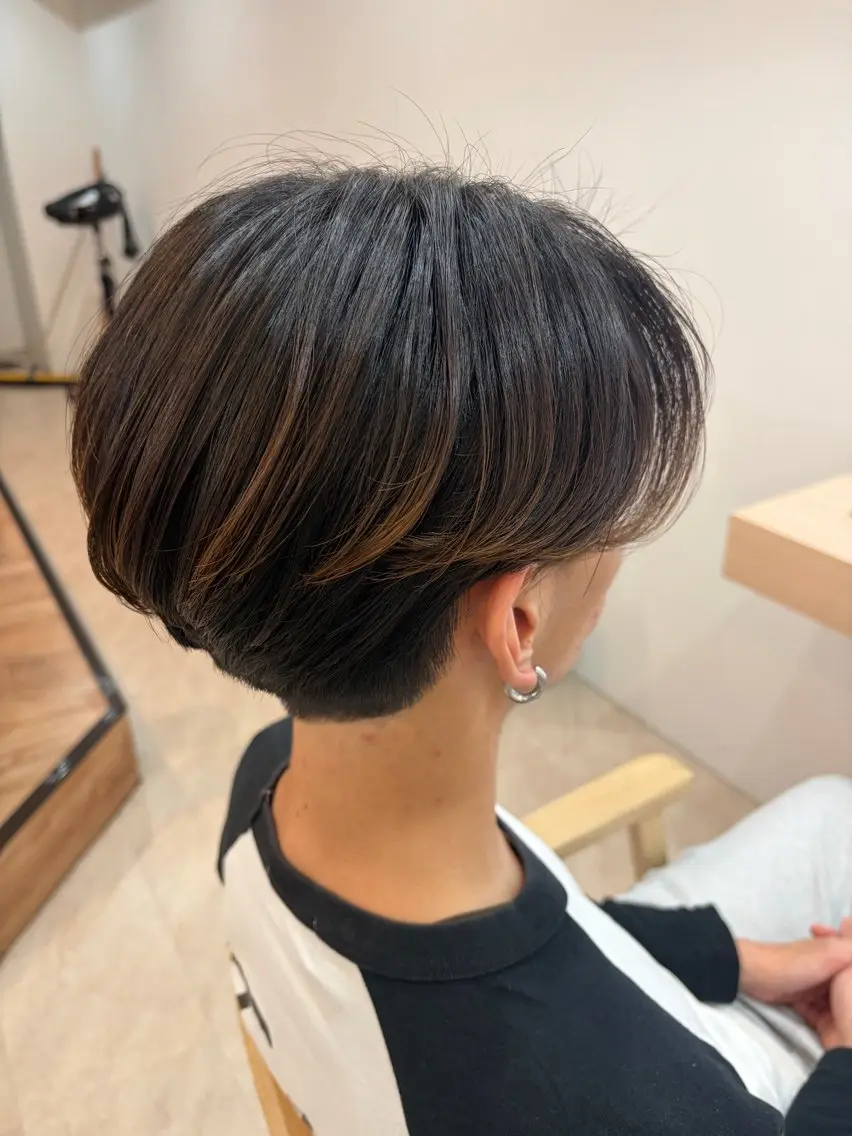 メンズ センターパート メンズパーマ/カット 杉山 愛のヘアスタイル