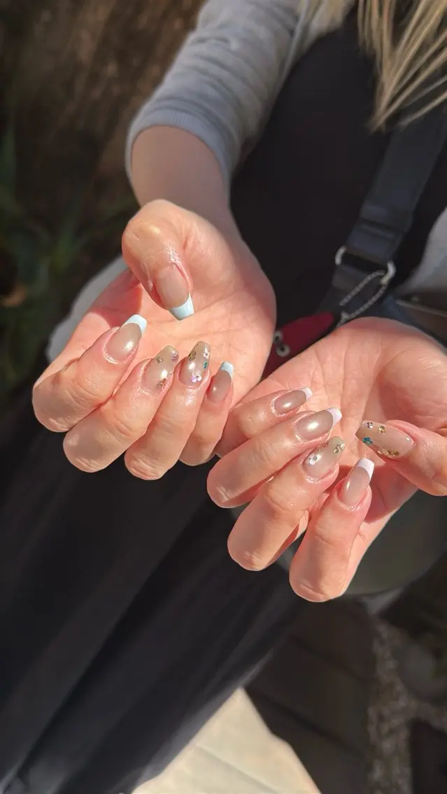 ネイル フラッシュネイル フラッシュマグ フットネイル フレンチネイル 韓国ネイル ハンドネイル SAKU nail 作島茜のネイルデザイン