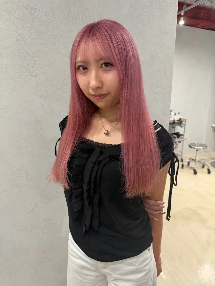 ロング hirano harukaのヘアスタイル
