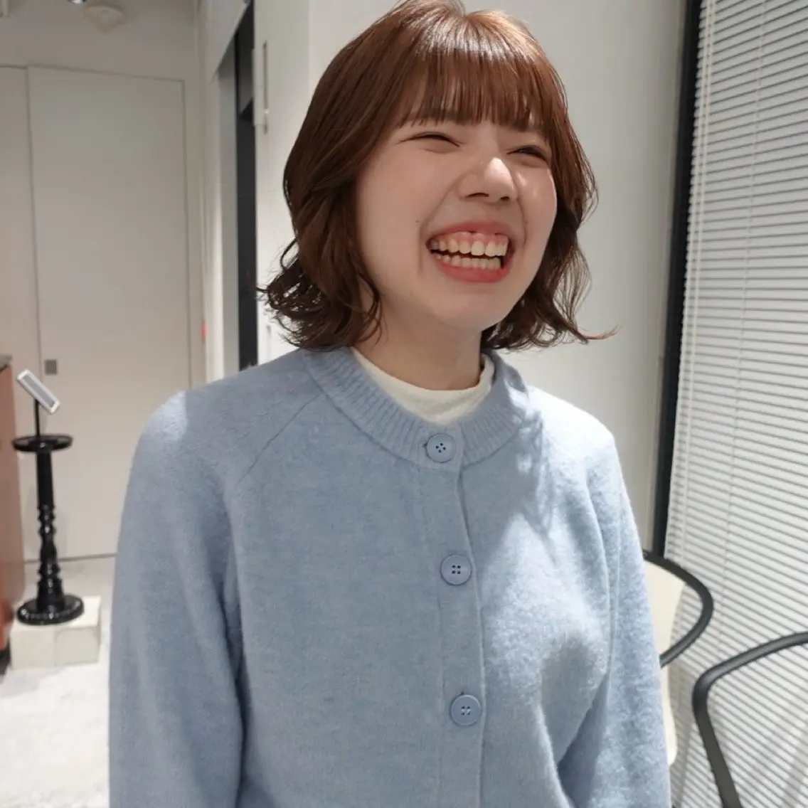 ミディアム カラー ヘアアレンジ ミディアムパーマ ベージュカラー ブリーチ ブリーチなしカラー カット ヘアカラー 🌐サトウ リョウ🌐のその他イメージ