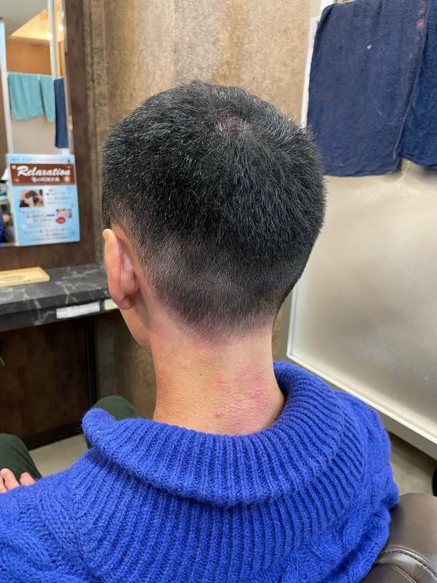 ショート メンズ メンズベリーショート ベリーショート ショートヘア メンズパーマ特化 カバヤマ　リョウのヘアスタイル