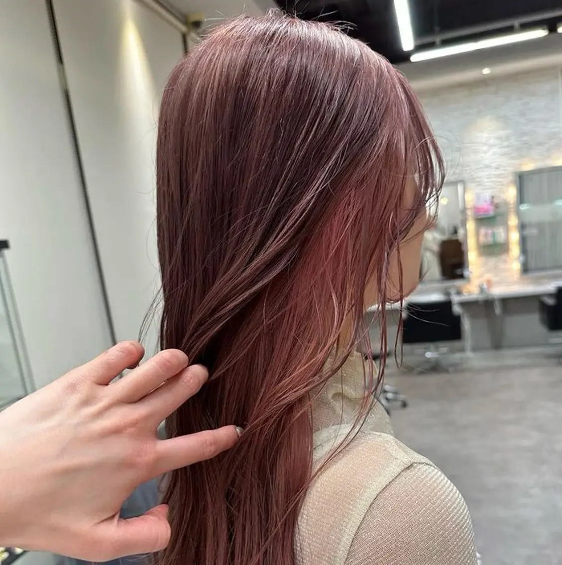 ロング カラー ヘアカラー トリートメント "Daisy" Rio /大名・天神のヘアスタイル