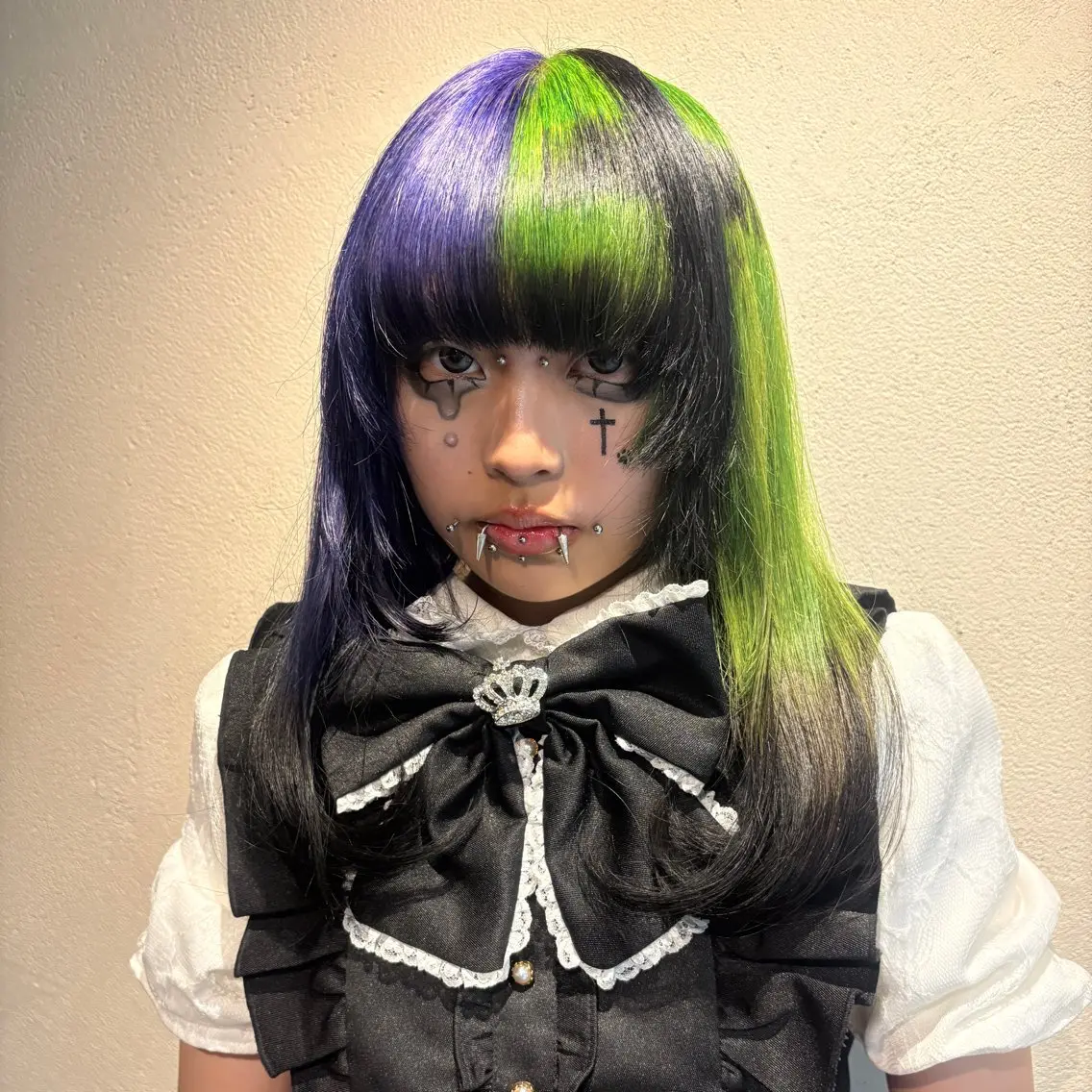 リタッチカラー☆＋デザインカラー✝️＋うるつやトリートメント•*¨*•.¸¸♬︎の写真