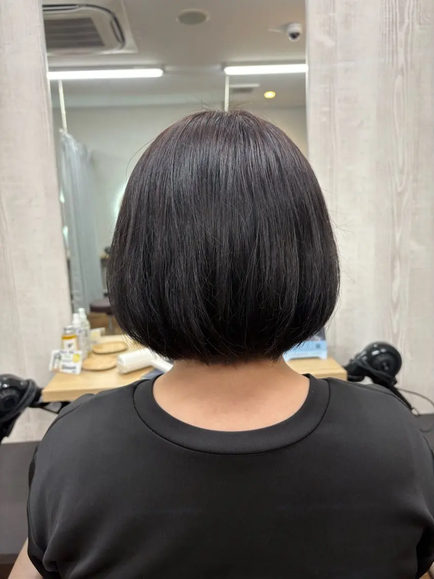 ショート カラー ブラウンカラー ナチュラルブラウン ボブ カット ヘアカラー TELA HAIR 幕張本郷店 千尋のヘアスタイル