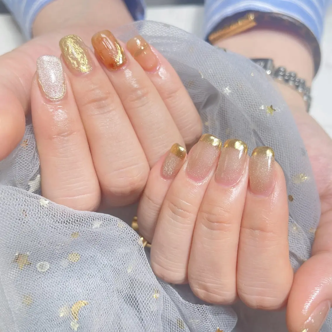 ネイル ハンドネイル 🎀ネイルサロン エクラYUI🎀のネイルデザイン
