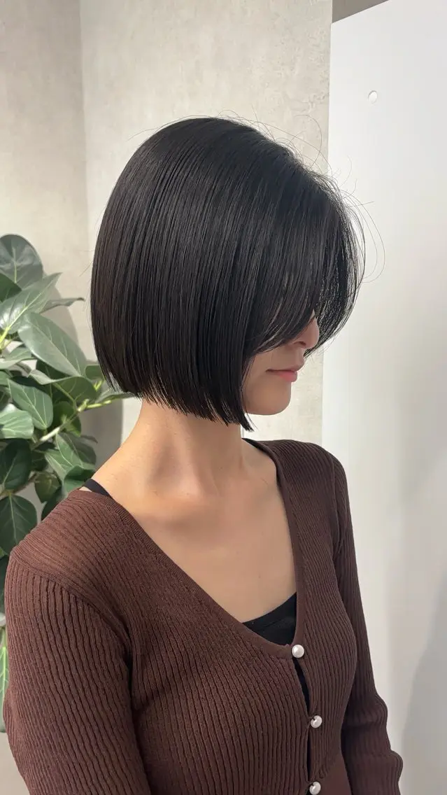 ショート 結べるレイヤーカット /カラー/あさかのヘアスタイル
