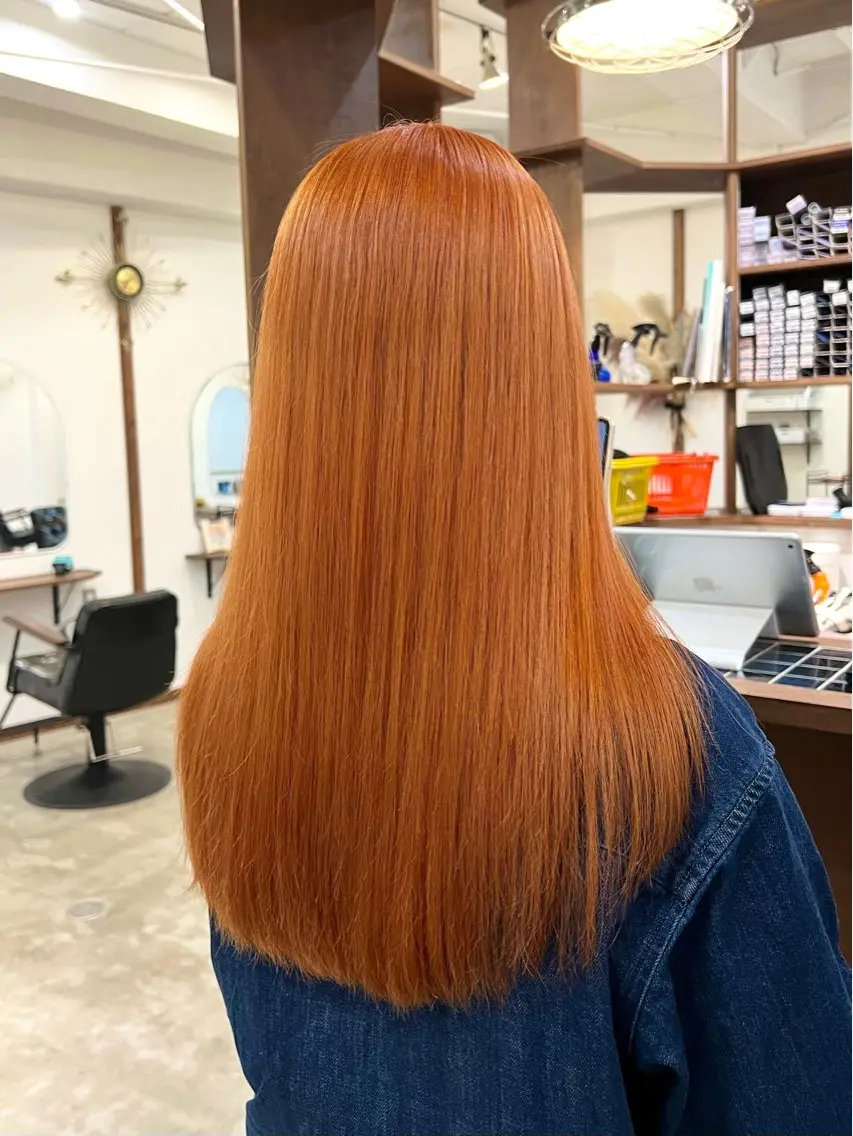 ロング カラー ブリーチ Ami ケアブリーチ/表参道のヘアスタイル