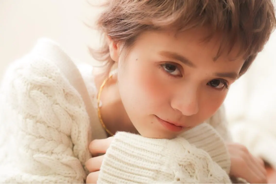 ショート カラー ブリーチ カット ヘアカラー ヨシダ トオルのヘアスタイル