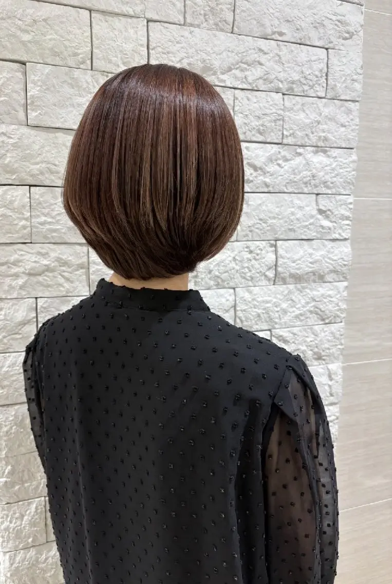 カラー 長谷川 めぐみのヘアスタイル
