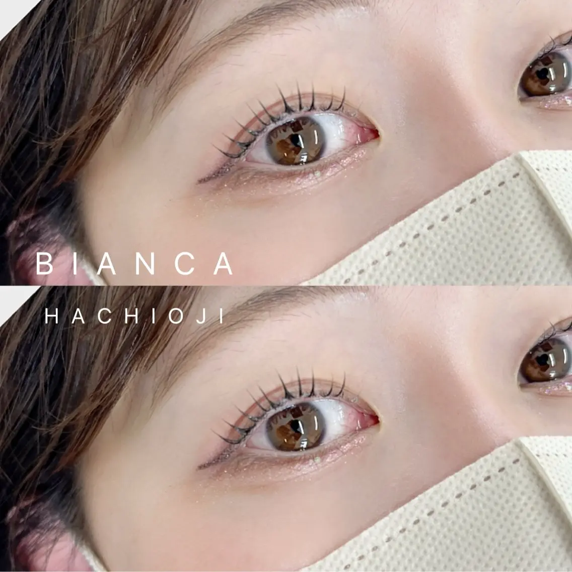 マツエク・マツパ 🌐　BIANCA endo 　🌐のマツエク・マツパデザイン