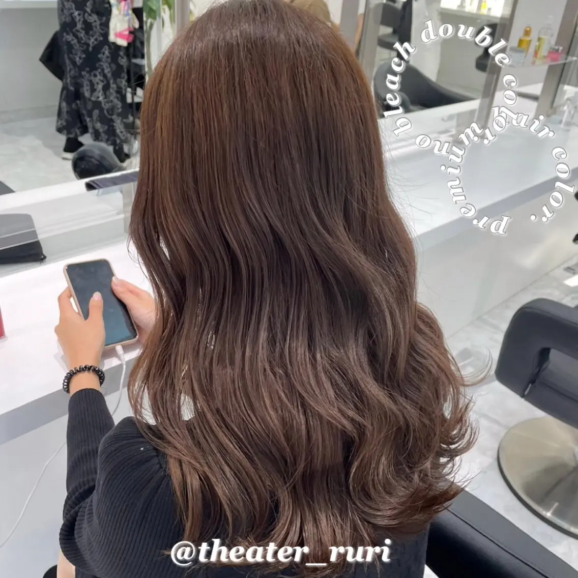 ロング カラー ふわっと抜け感🫧 ブラウンベージュ🤎のヘアスタイル