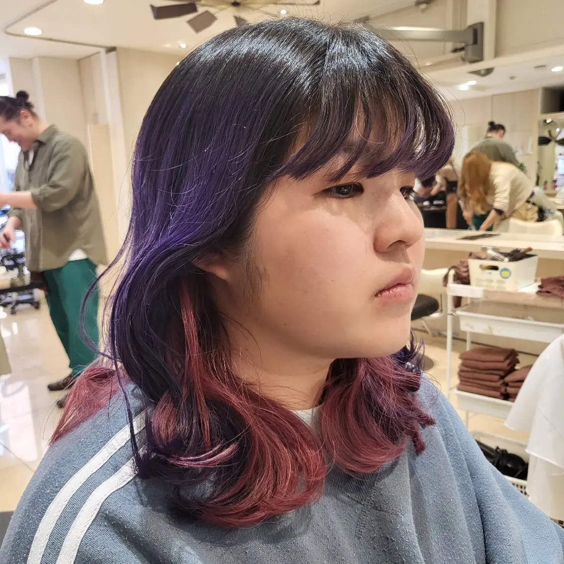 ミディアム ヘアカラー トリートメント 社内カット講師・店長 菅原賢一のヘアスタイル