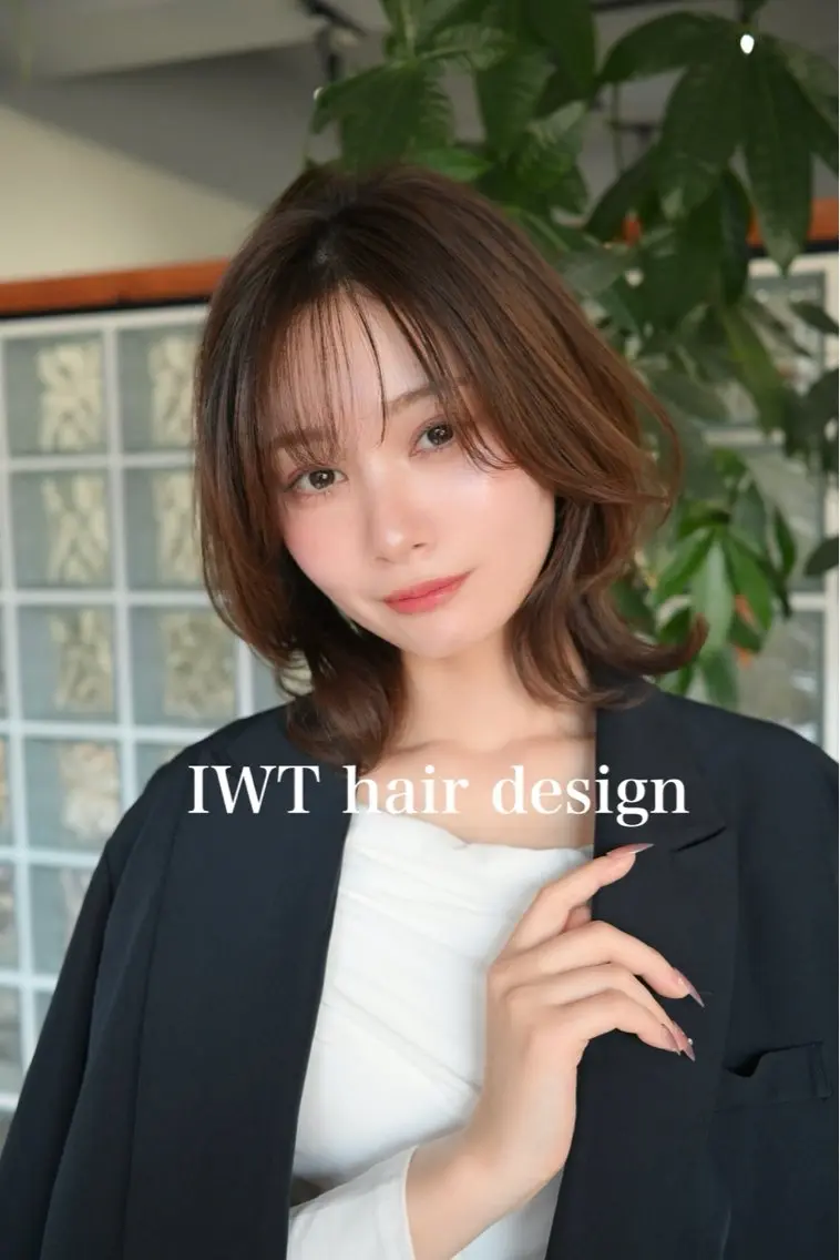 透明感カラー+髪質改善水素トリートメントの写真