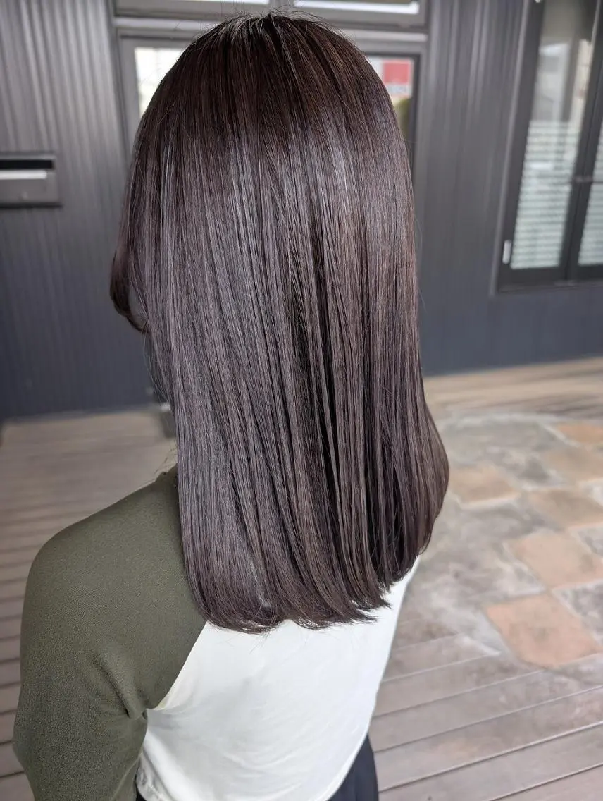 【自然な地毛風】 ナチュラルストレート＋カット￥18590→￥13170～の写真