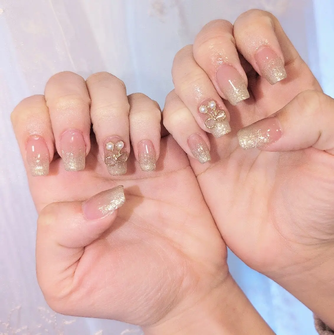 ネイル 長さ出し ジェルネイル 韓国ネイル マグネットネイル ニュアンスネイル ハンドネイル I LOVE ME NAIL.｡.:*♡のネイルデザイン