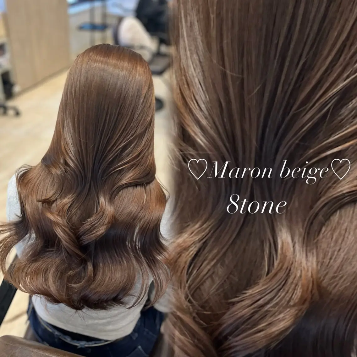 ロング カラー ブリーチ ダブルカラー ブリーチなしカラー カット ヘアカラー トリートメント 似合わせ×モテ髪🪄 銀座/Makoのヘアスタイル