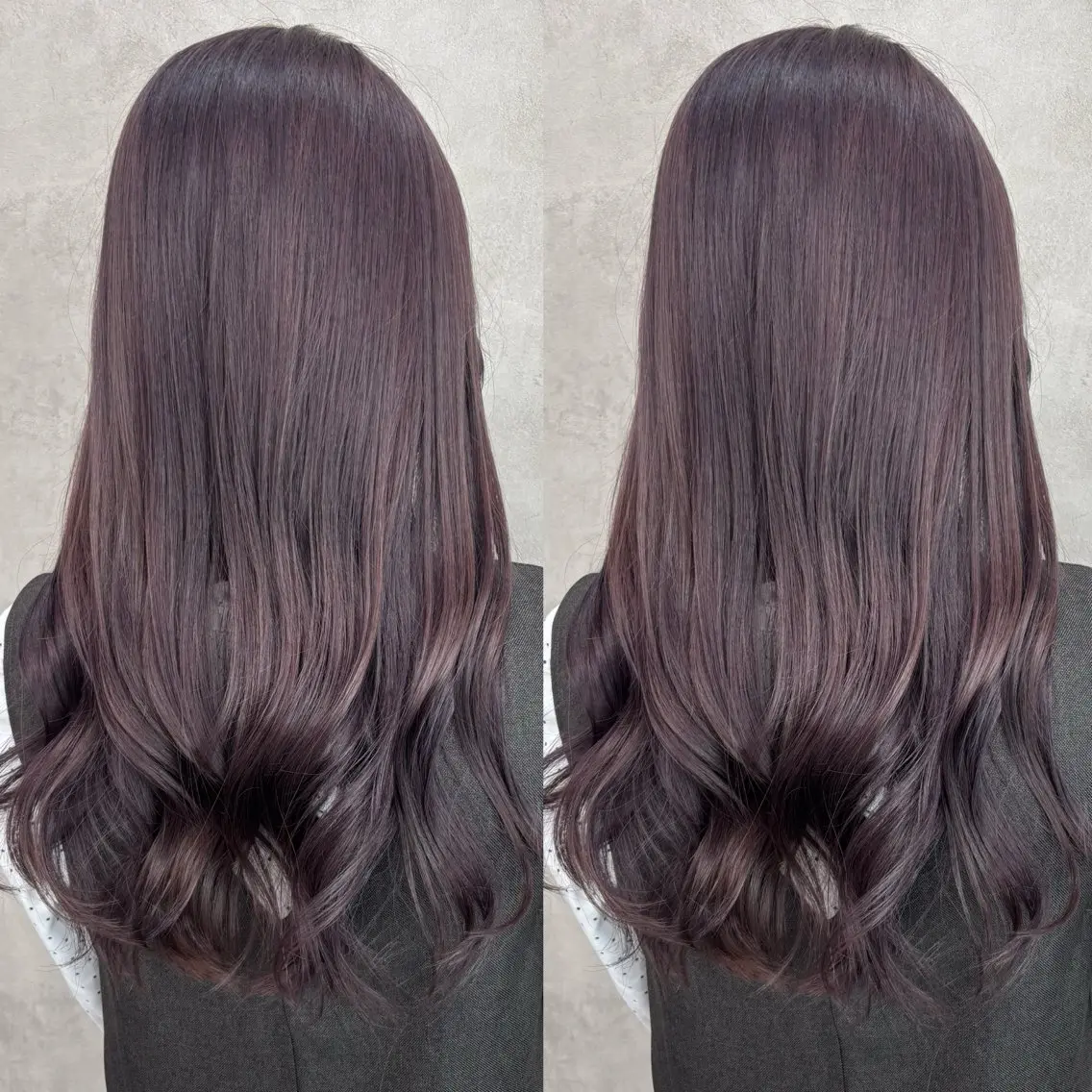 ロング カラー ベージュカラー ラベンダーカラー ラベンダーベージュ ヘアカラー Rin♡透明感ピンク 🎀白肌ラベンダーのヘアスタイル