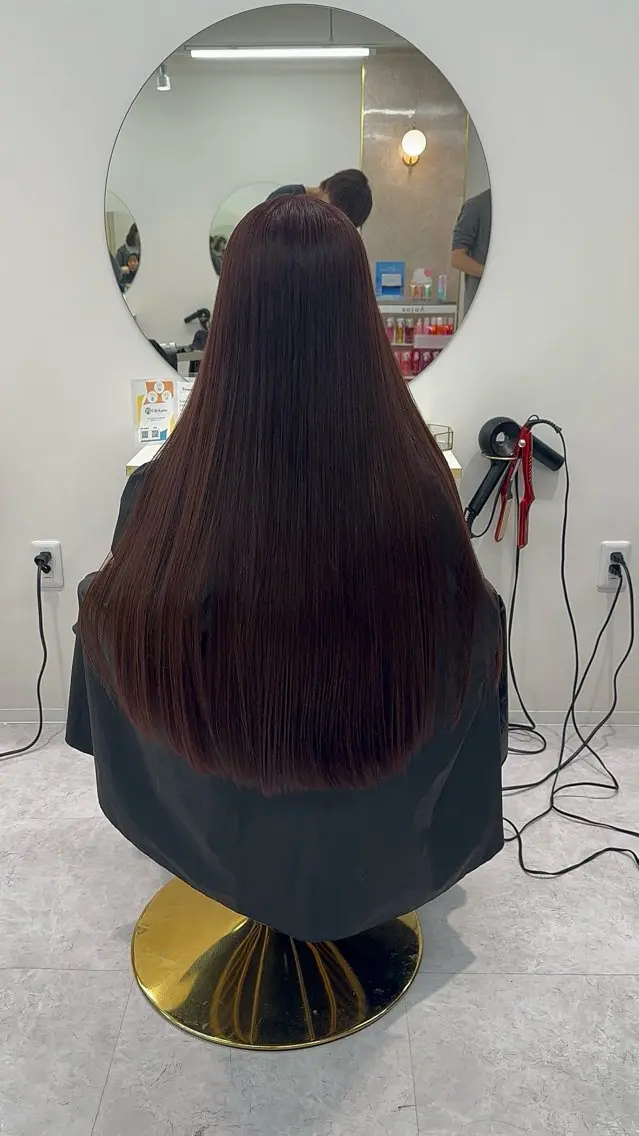 ロング カラー カット ヘアカラー トリートメント ダメージレスブリーチ RIKU🎈のヘアスタイル