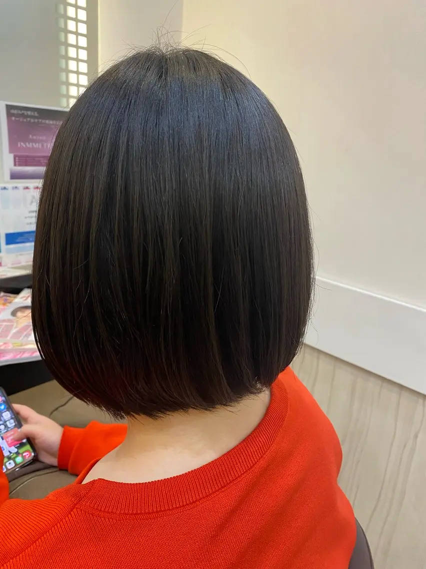 ショート ゆめ ベージュカラーのヘアスタイル