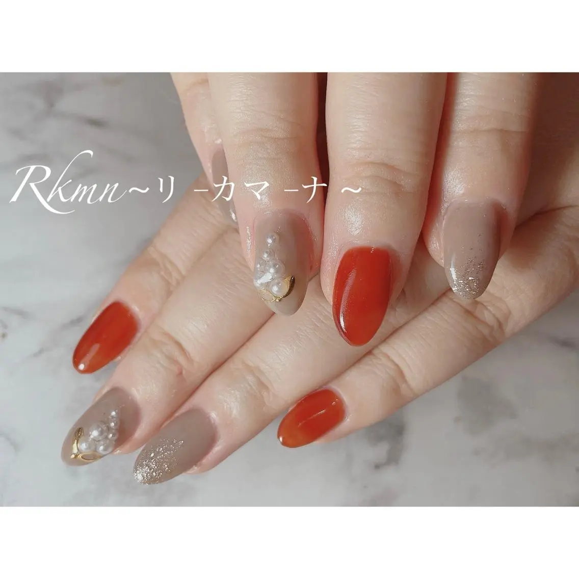 ネイル アートネイル ラメ(グリッター) 春ネイル ハンドネイル フットネイル ハンドケア Rkmn ~リ-カマ-ナ~のネイルデザイン