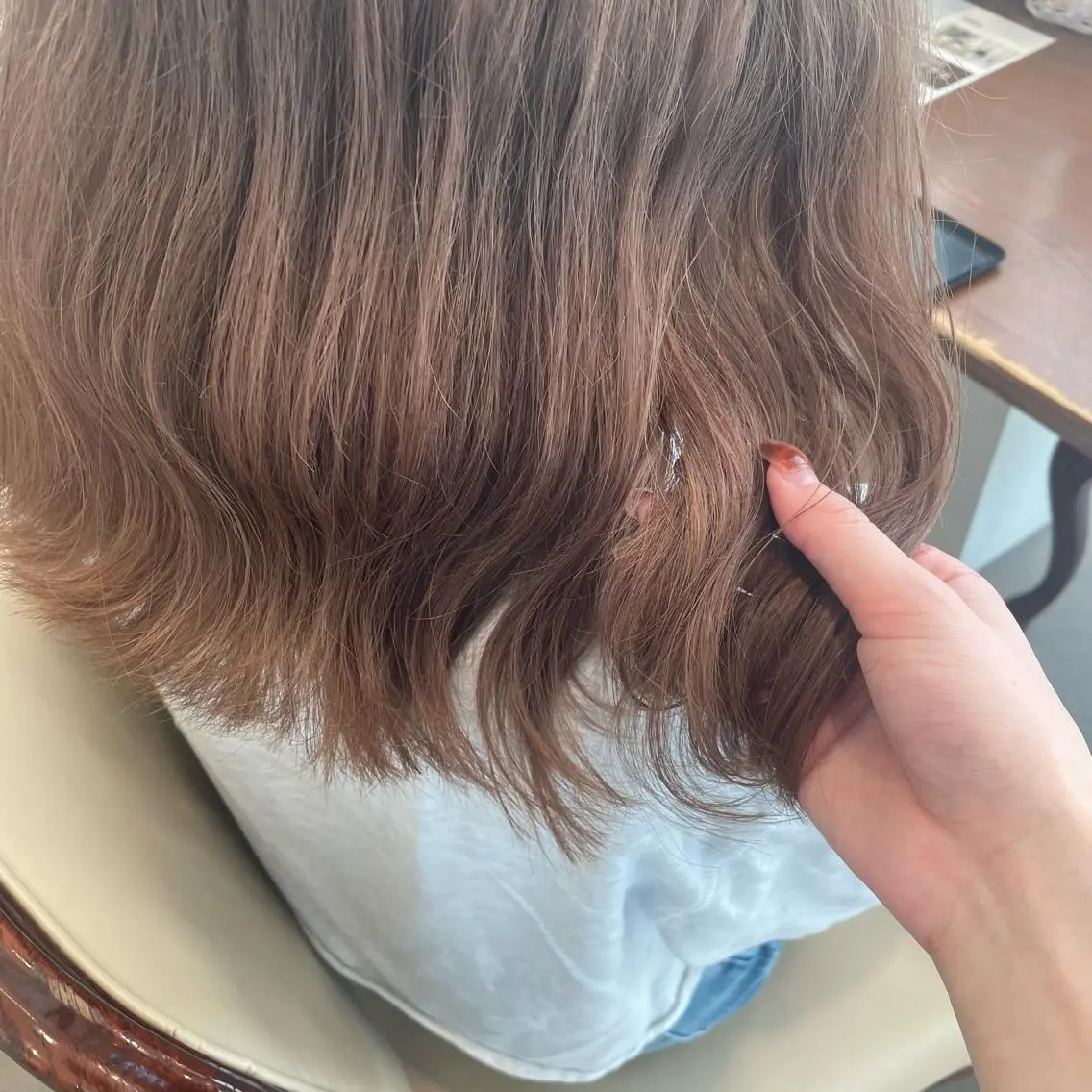 カラー ベージュカラー 🍪ﾖｼｲﾊﾙﾈ🍪 ﾗﾍﾞﾝﾀﾞｰｶﾗｰのヘアスタイル