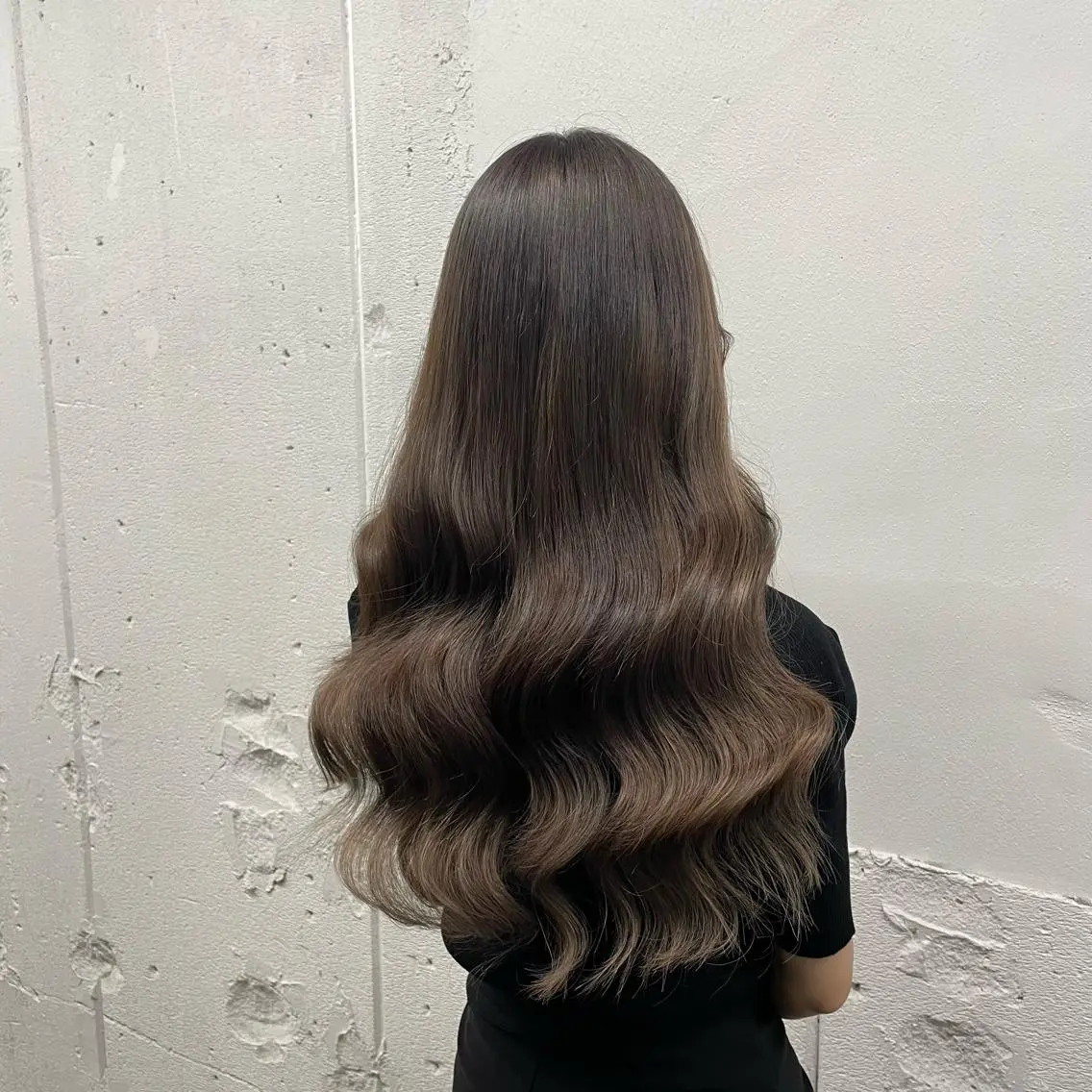 ロング カラー シールエクステ バレイヤージュ ミストバング ダブルカラー  フェイスフレーミング ヘアカラー エクステ 🧡艶髪/エクステ 🫧🧡YUKI❄️のヘアスタイル