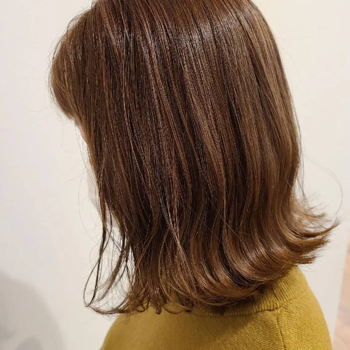 ミディアム カラー ベージュカラー オレンジ オレンジベージュ 【ネウィ天王寺 】seiyaのヘアスタイル
