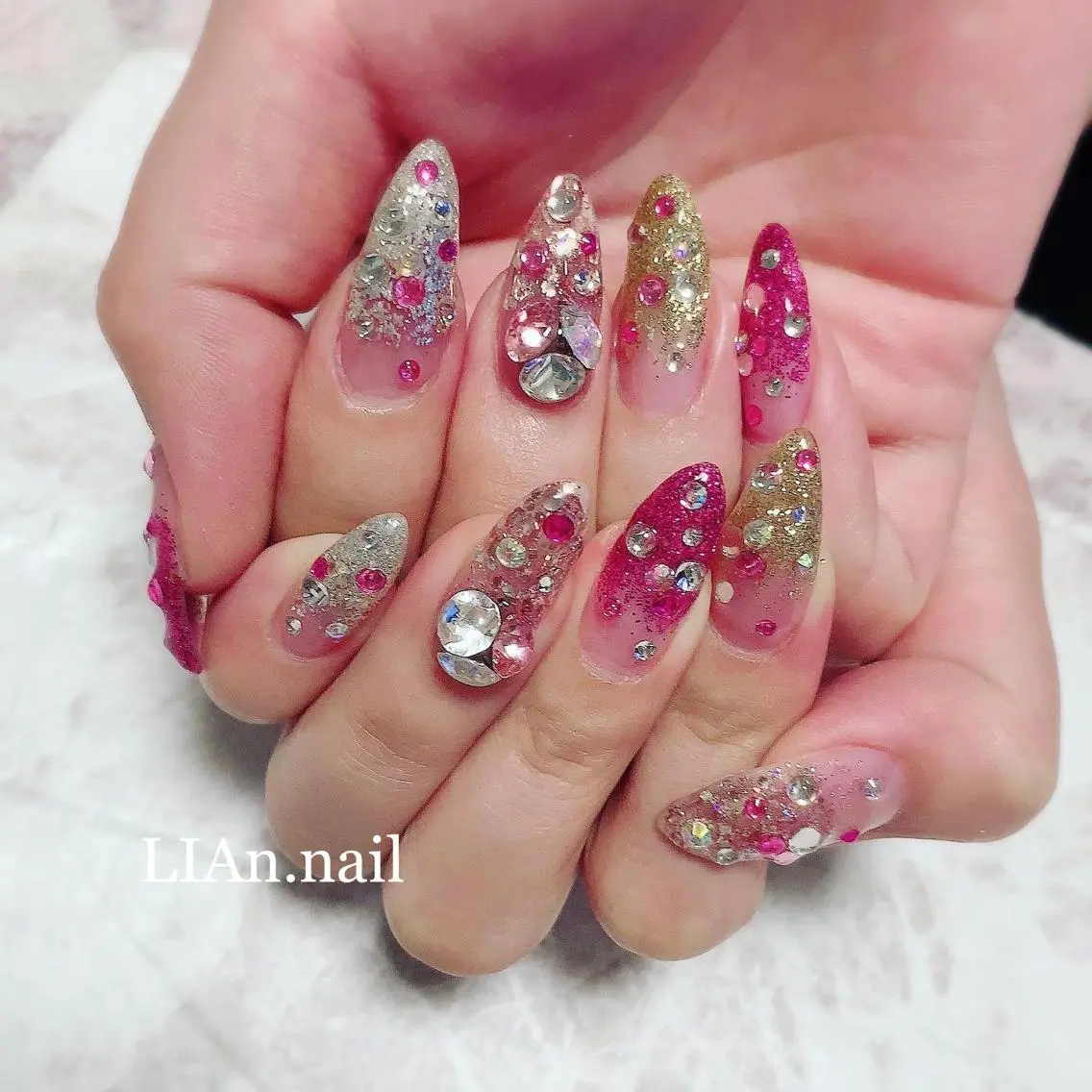 ネイル ジェルネイル Lian nailのネイルデザイン