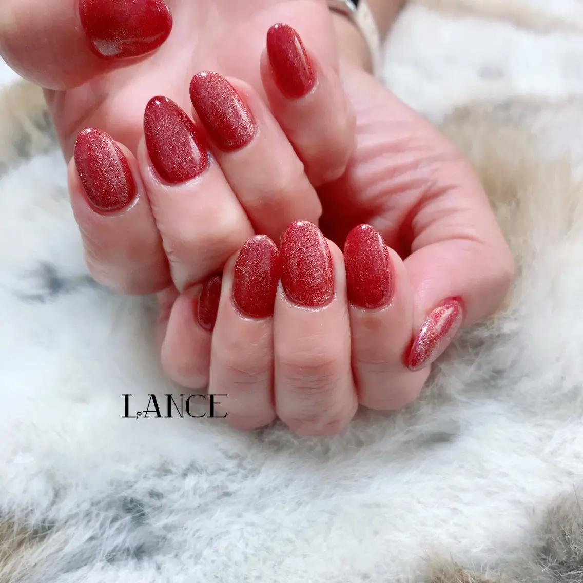 ネイル オーロラネイル フットネイル フレンチネイル キラキラネイル ニュアンスネイル ハンドネイル Lance nailのネイルデザイン