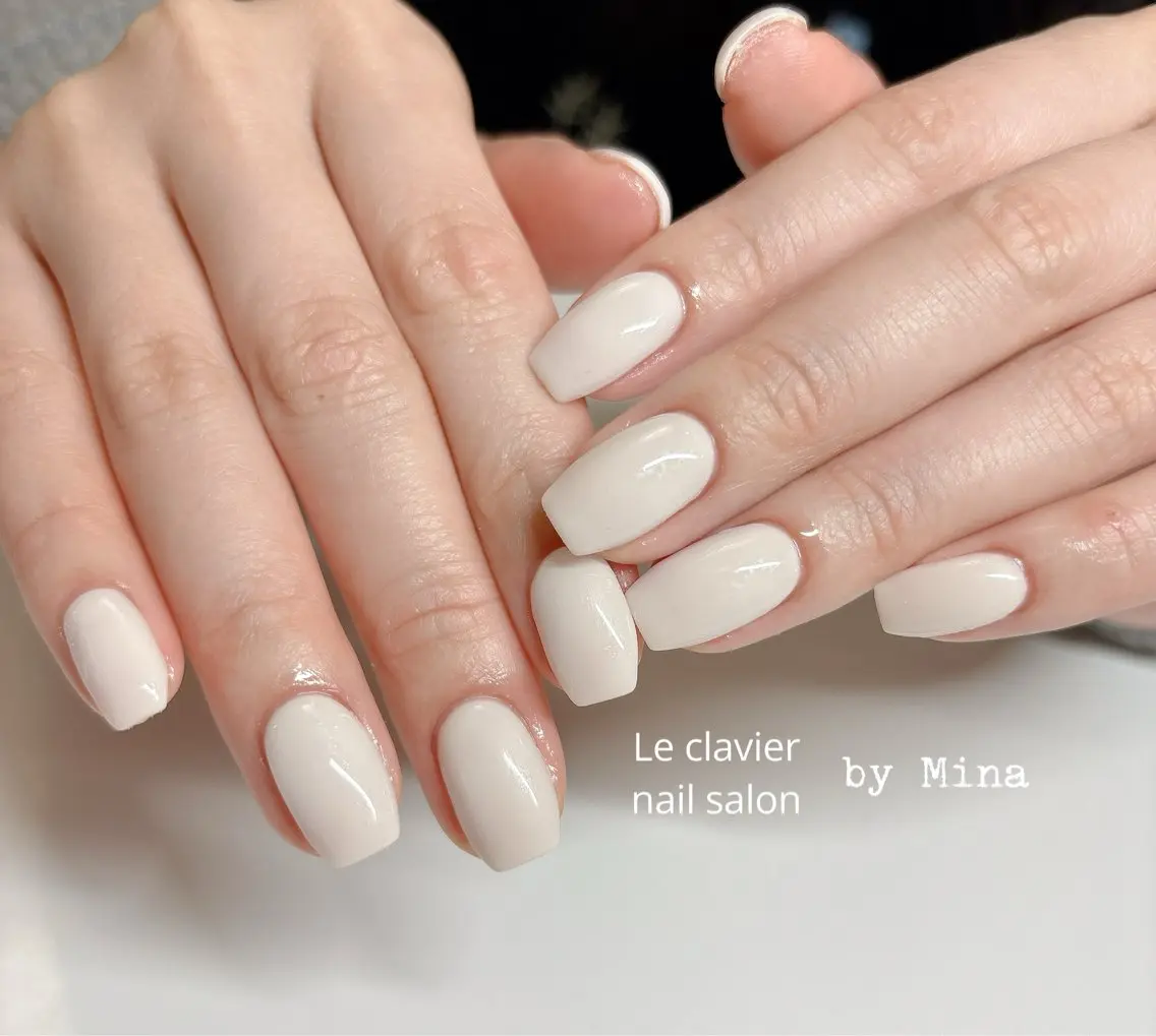 ネイル アートネイル 長さ出し ジェルネイル パラジェル スカルプネイル Mina Nailのネイルデザイン