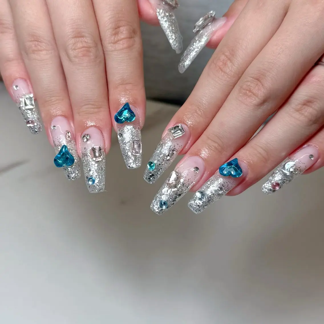 ネイル ハンドネイル mau🩵 堺筋本町nailのネイルデザイン