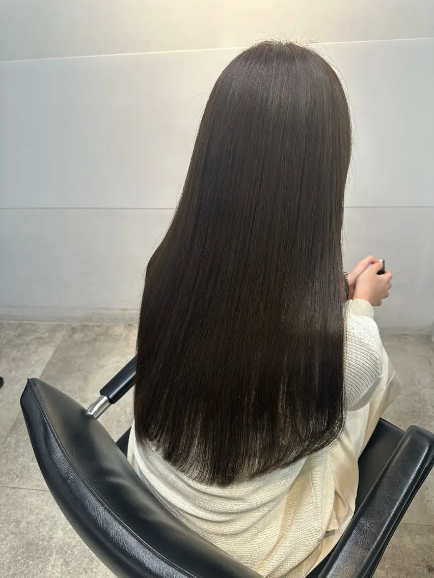 ロング 髪質改善 トリートメント カット ヘアカラー トリートメント ツヤ髪 /髪質改善 松岡将太郎のヘアスタイル