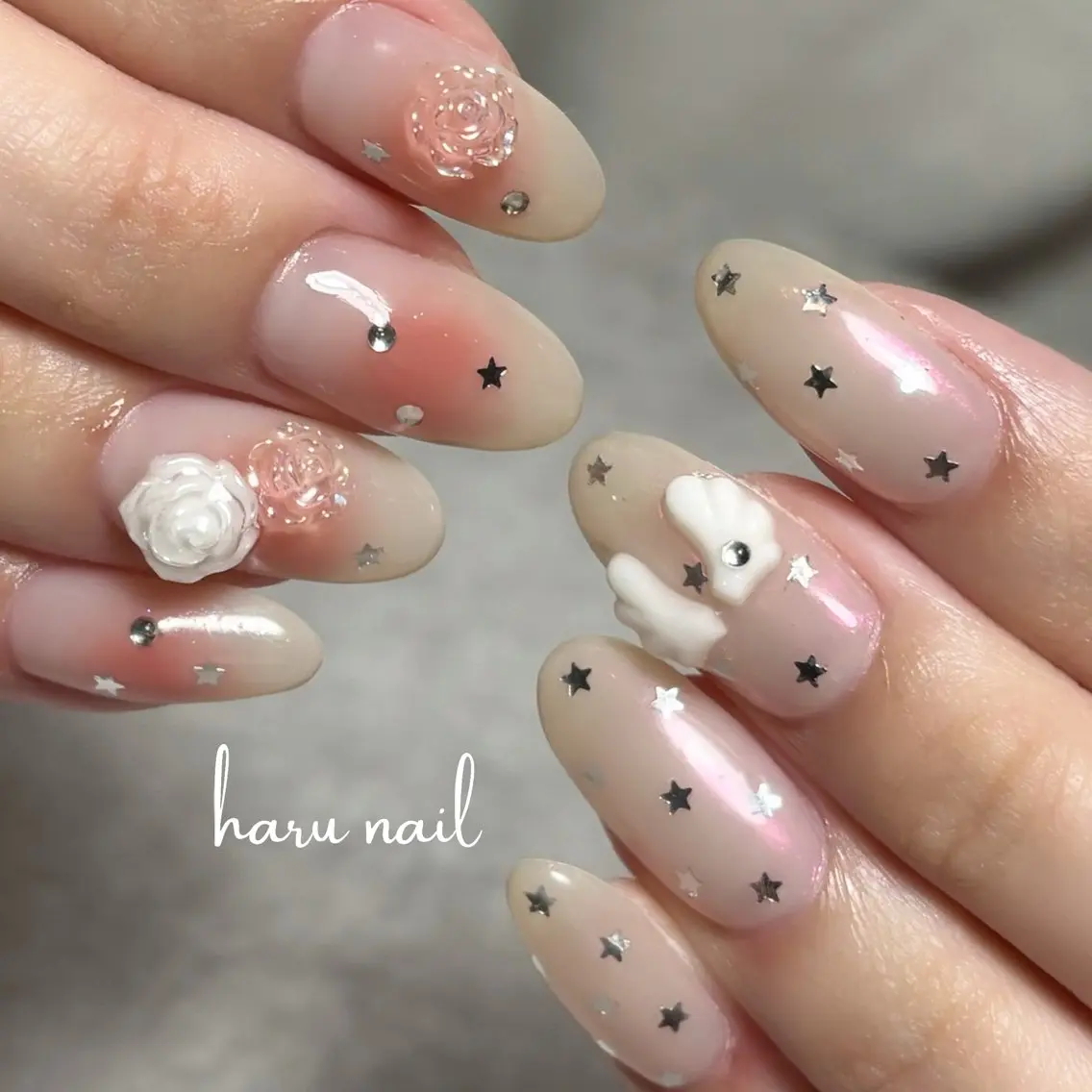 ネイル ハンドネイル harunail Shionのネイルデザイン