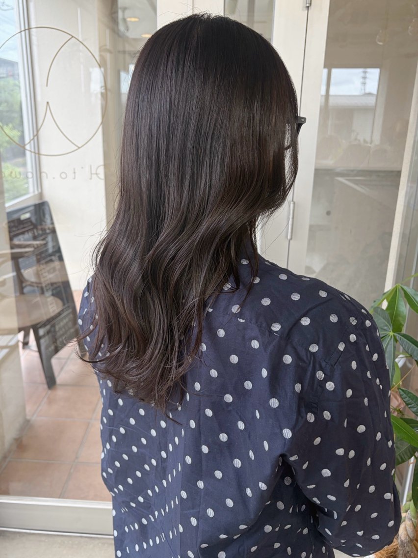 カラー ヘアカラー 本谷 羽菜のヘアスタイル