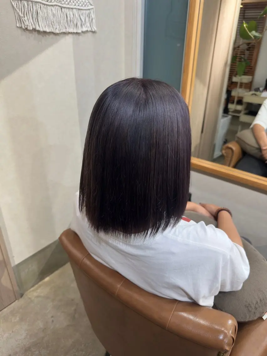 カラー ヘアカラー 大石 楓のヘアスタイル
