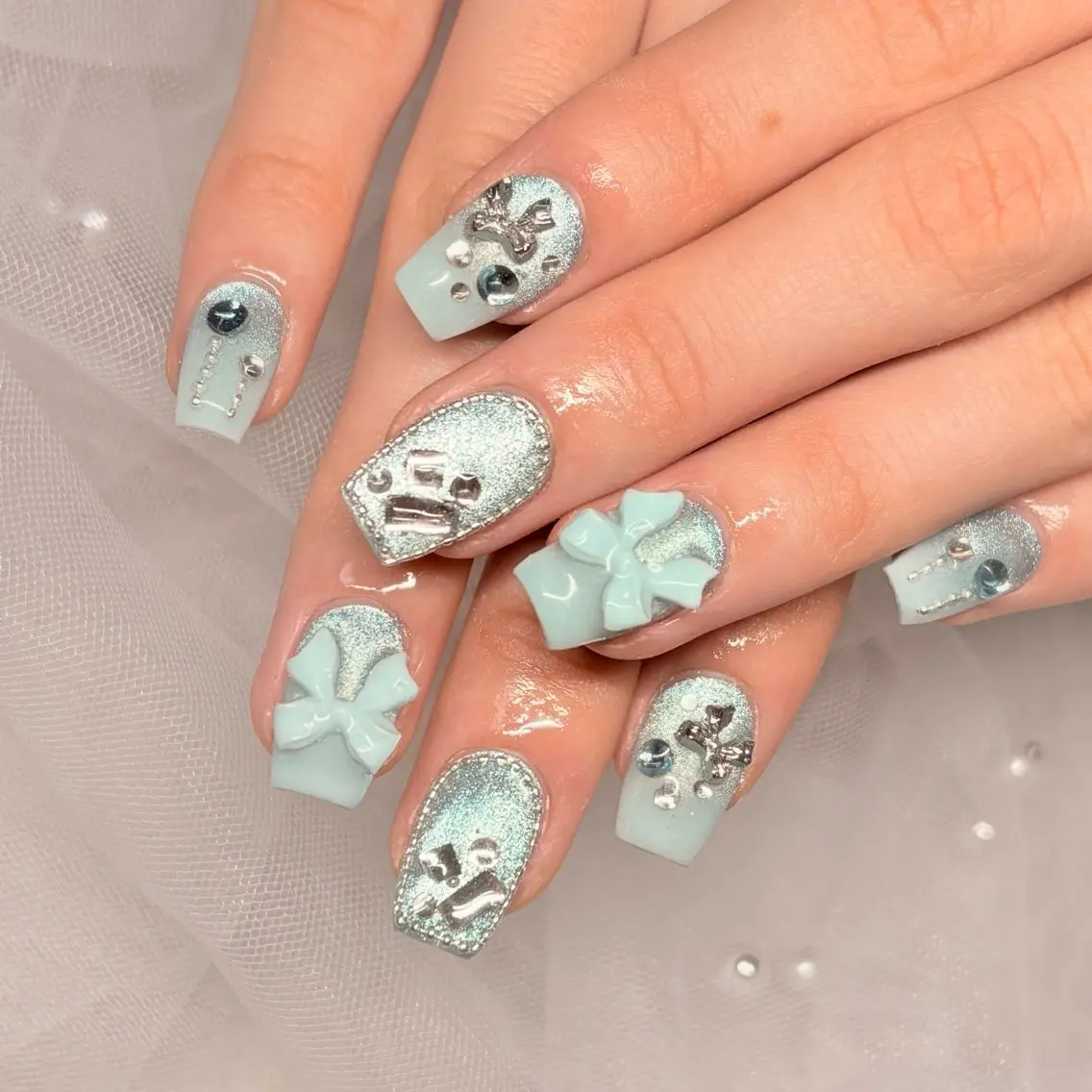 オフなし💅【ジェル】やり放題♪パーツ付け放題コース🌟の写真