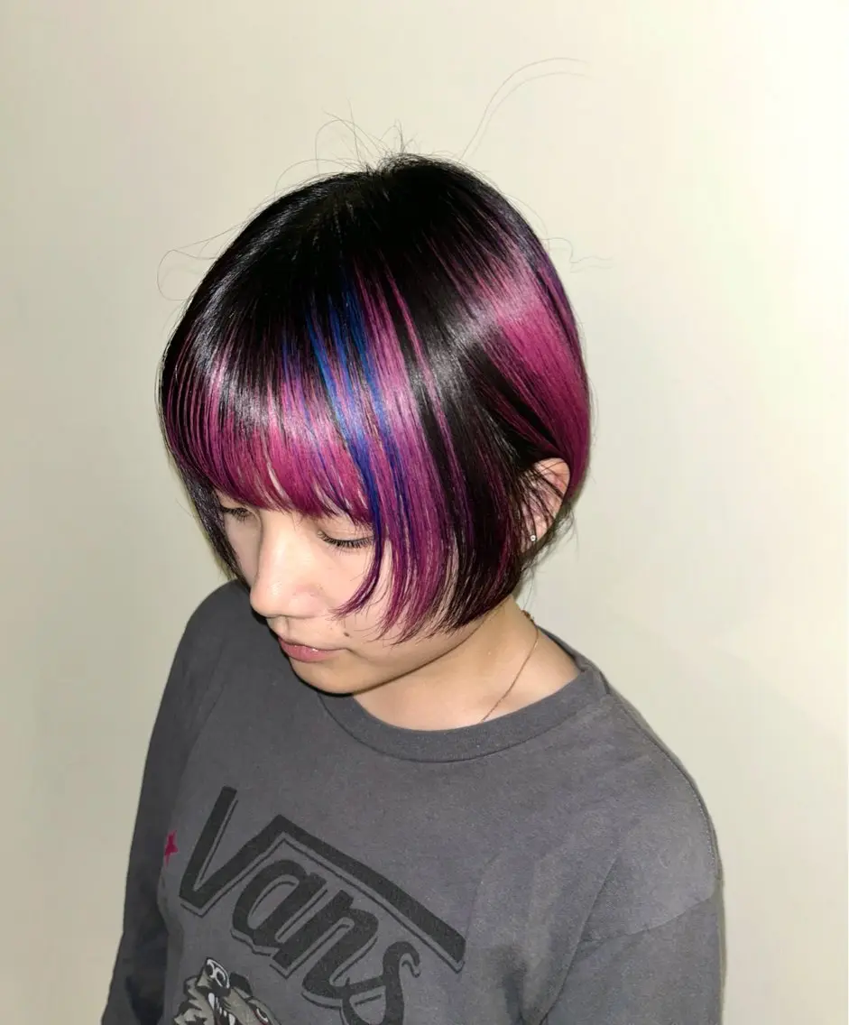 ショート カラー ヘアカラー 7Bridge 滝内ひよりのヘアスタイル