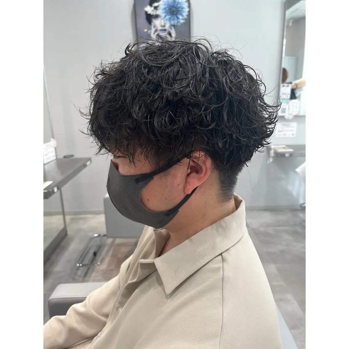 パーマ メンズ マッシュ メンズパーマ 🦄💓ショートボブ 🦄💓杉浦りなのヘアスタイル