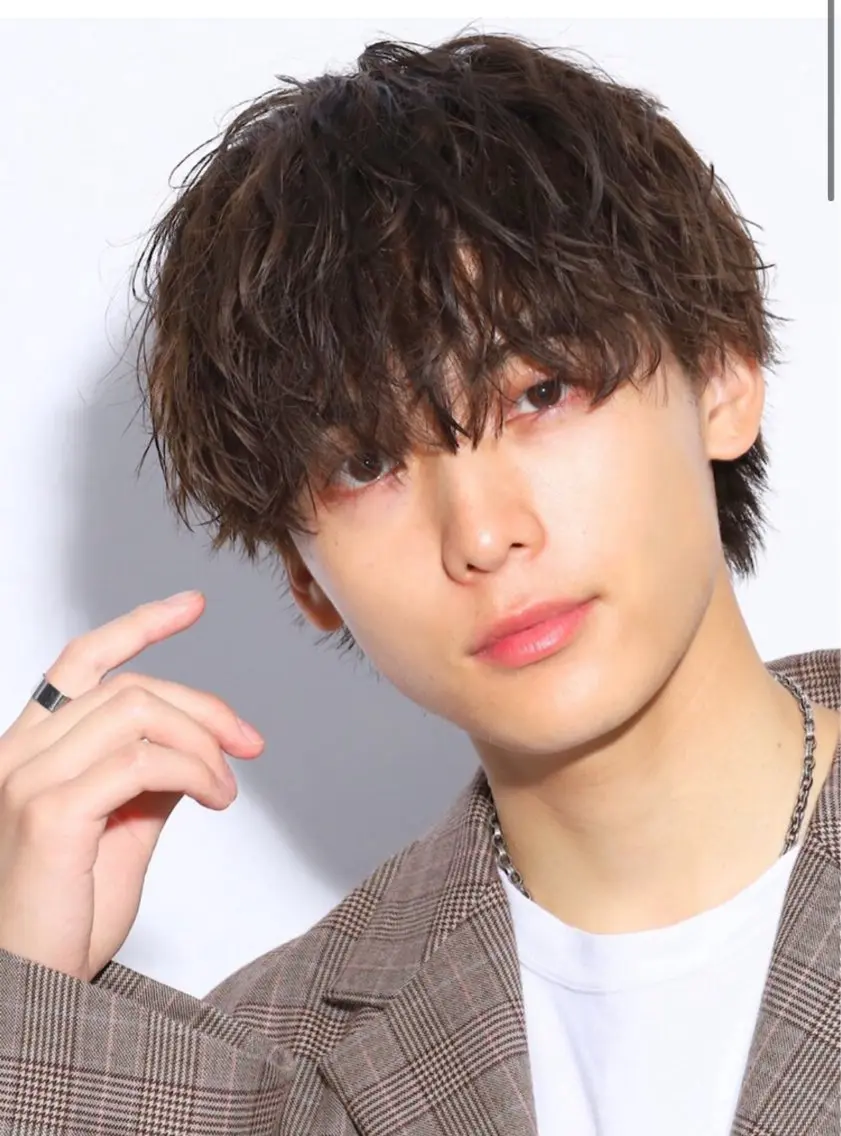 パーマ メンズ特化／短髪 石飛皓平のヘアスタイル