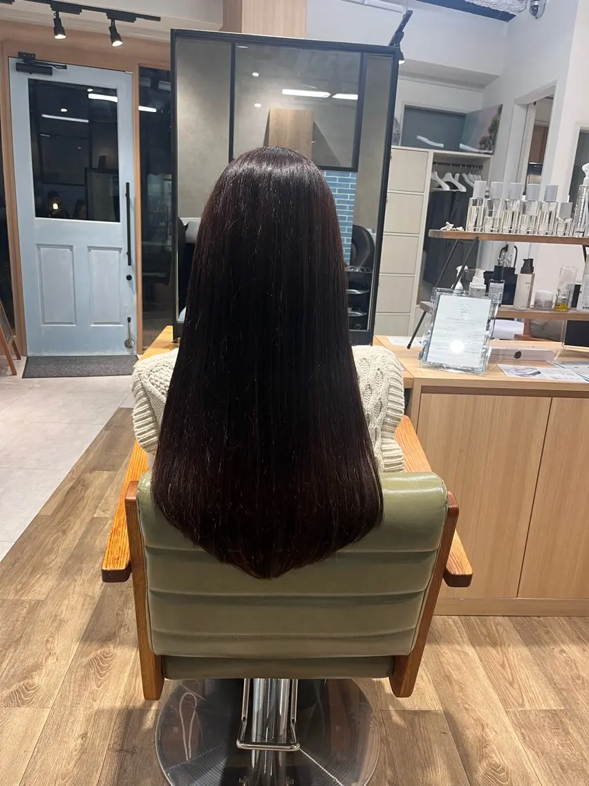 ロング カラー 武田 綺音のヘアスタイル